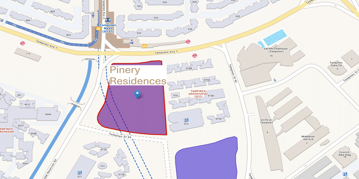 pinery-residences-tampines-st-94-location-map